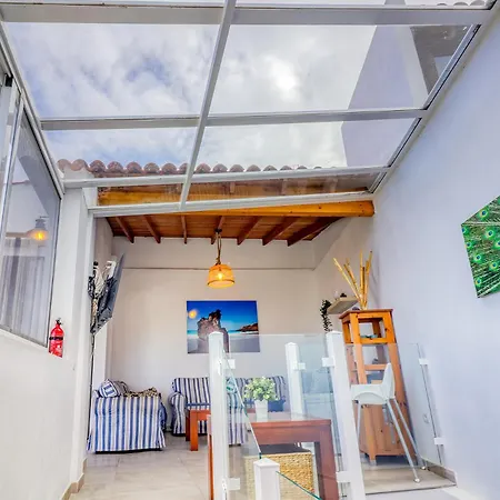 Big Terraced House, 100m To The Beach, With Bbq And Sea View * Guincho (Tenerife)